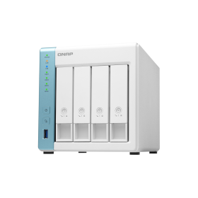 QNAP TS-432-US-Servidor NAS de 4 Bahias con 2 GB RAM para Almacenamiento y Copias de Seguridad