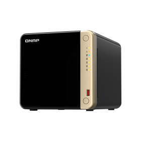 QNAP TS-464-8G-NAS de 4 Bahias con Procesador Intel Quad-Core  y 8 GB de RAM para PYMES y Creadores de Contenido