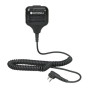 Micrófono con altavoz remoto para radios empresariales.