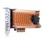QNAP QM2-2S-220A-Tarjeta de Expansion PCIe para 2 SSD M.2 SATA