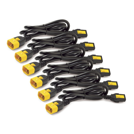 Kit de cables de alimentación (6 c/u), trabante C13 a C14, 1,8 m