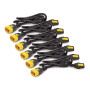 Kit de cables de alimentación (6 c/u), trabante C13 a C14, 1,8 m