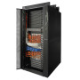 AR3340,Gabinete para integración en red de 42U, 750mm de ancho x 1200mm de profundidad, con paneles laterales, negro