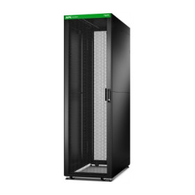 ER6222, Rack Easy 600mm/42U/1200mm con techo, panel lateral, piezas de corte, pies y 4 ménsulas, sin fondo, negro