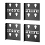Soporte de montaje de unidad PDU para rack fácil, doble ancho, 2 pares
