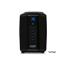 UPS CDP R-UPR508I 500VA/250W 8 SALIDAS / 5 PORT USB / 1 TIPO C / AUTONOMIA 20MIN BLACK (R-UPR508I)